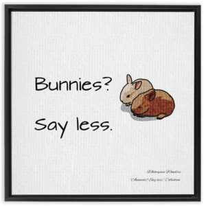 Whitespace Royalty – Bunny Edition