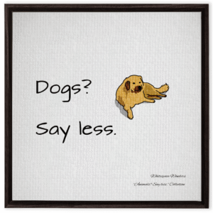 Whitespace Royalty – Dog Edition