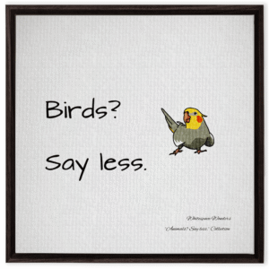Whitespace Royalty – Bird Edition