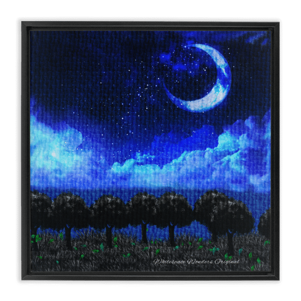 Rooted in Night - 1/1 Original Framed Canvas