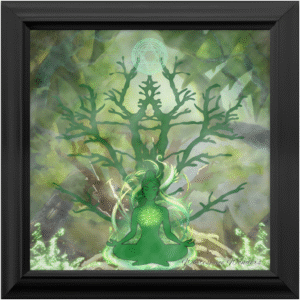 The Element of Earth – Framed Fine Art Print (12×12″)